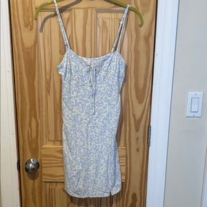 Aeropostale Light Blue and Yellow Top